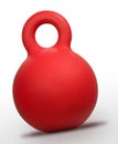 Red dumbbell Weights Royalty Free Stock Photo