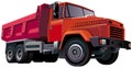 Red Dumper Royalty Free Stock Photo