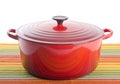 Red Dutch Oven Royalty Free Stock Photo