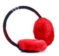 Red earmuff Royalty Free Stock Photo