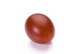 Red easter egg on white background Royalty Free Stock Photo