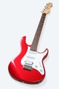 Red Electric Guitar isolated