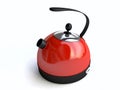 Red Electrical Kettle Royalty Free Stock Photo
