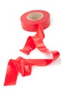 Red electrical tape Royalty Free Stock Photo