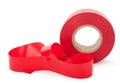 Red electrical tape Royalty Free Stock Photo