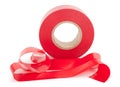 Red electrical tape Royalty Free Stock Photo