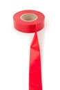 Red electrical tape Royalty Free Stock Photo