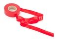 Red electrical tape Royalty Free Stock Photo