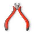 Red end cutting nippers Royalty Free Stock Photo