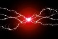 Red Energy Electricity Plasma Power Crackling Fusion