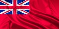The Red Ensign Flag Rippled