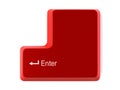 Red enter key