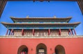 Red Entrance Gate Doors Gugong Forbidden City Palace Beijing China