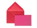 Red envelop with greeting card