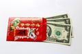 Red envelop and Lucky money US dollar