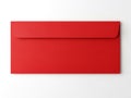 Red envelope isolated on white background Royalty Free Stock Photo