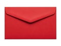 Red envelope isolated on white background Royalty Free Stock Photo