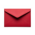 Red envelope isolated on white background Royalty Free Stock Photo