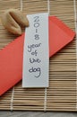 A red envelope for money for the Chinese New Year Royalty Free Stock Photo