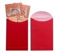 A red envelope or red packet is a monetary gift of chinese culture. Royalty Free Stock Photo