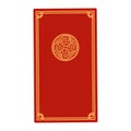 Red envelope, traditional Vietnamese New Year gift for kids illustration.