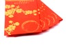 Red envelopes for Chinese new year celebration over white background Royalty Free Stock Photo