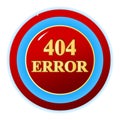 404 error symbol Royalty Free Stock Photo