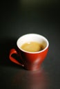 Red espresso cup Royalty Free Stock Photo