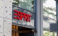 The red Esprit sign above the shop door