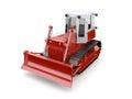 Red excavator Royalty Free Stock Photo