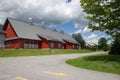 Red Experimental Farm Building in Ottawa Ontario Canada
