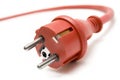 Red Extension Plug Royalty Free Stock Photo