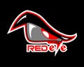 Red Eye Concept Logo, Eye Logo, Concept Logo, Red Eye Logo