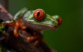 Red-eyed Tree Frog in Costa Rica Royalty Free Stock Photo