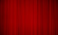 Red fabric background.