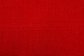 Red fabric background texture. Detail of textile material close-up Royalty Free Stock Photo