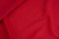 Red Fabric Background Texture Silk Linen Cloth Satin Luxury Abstract Background Royalty Free Stock Photo