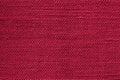 Red fabric of cloth texture background. Detail of textile material close-up Royalty Free Stock Photo