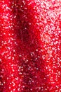 Red fabric with shiny brocade Royalty Free Stock Photo