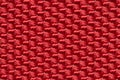 Red fabric texture background