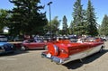 1958 Red Fairlane 500 Convertible Royalty Free Stock Photo