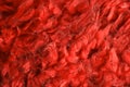 Red fake fur Royalty Free Stock Photo