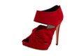 Red fashion shoes