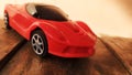 Red ferari car toy Royalty Free Stock Photo