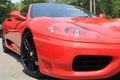 Red Ferrari Royalty Free Stock Photo