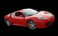 Sports Car Isolated - Red Ferrari F430