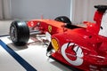 Red Ferrari Formula One F2003-GA car displayed in Modena Museum, Italy Royalty Free Stock Photo