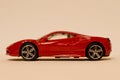 BBurago Ferrari 488 GTB 1:43 model Royalty Free Stock Photo