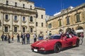 Red ferrari 348 in lecce