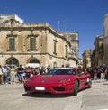 Red ferrari modena Royalty Free Stock Photo